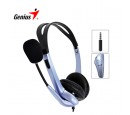 AUDIFONO C/MICROF. GENIUS HS-04S P/NOTEBOOK NOISE CANCELLING BLUE (PN 31710156101)